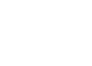 Salesforce logo white
